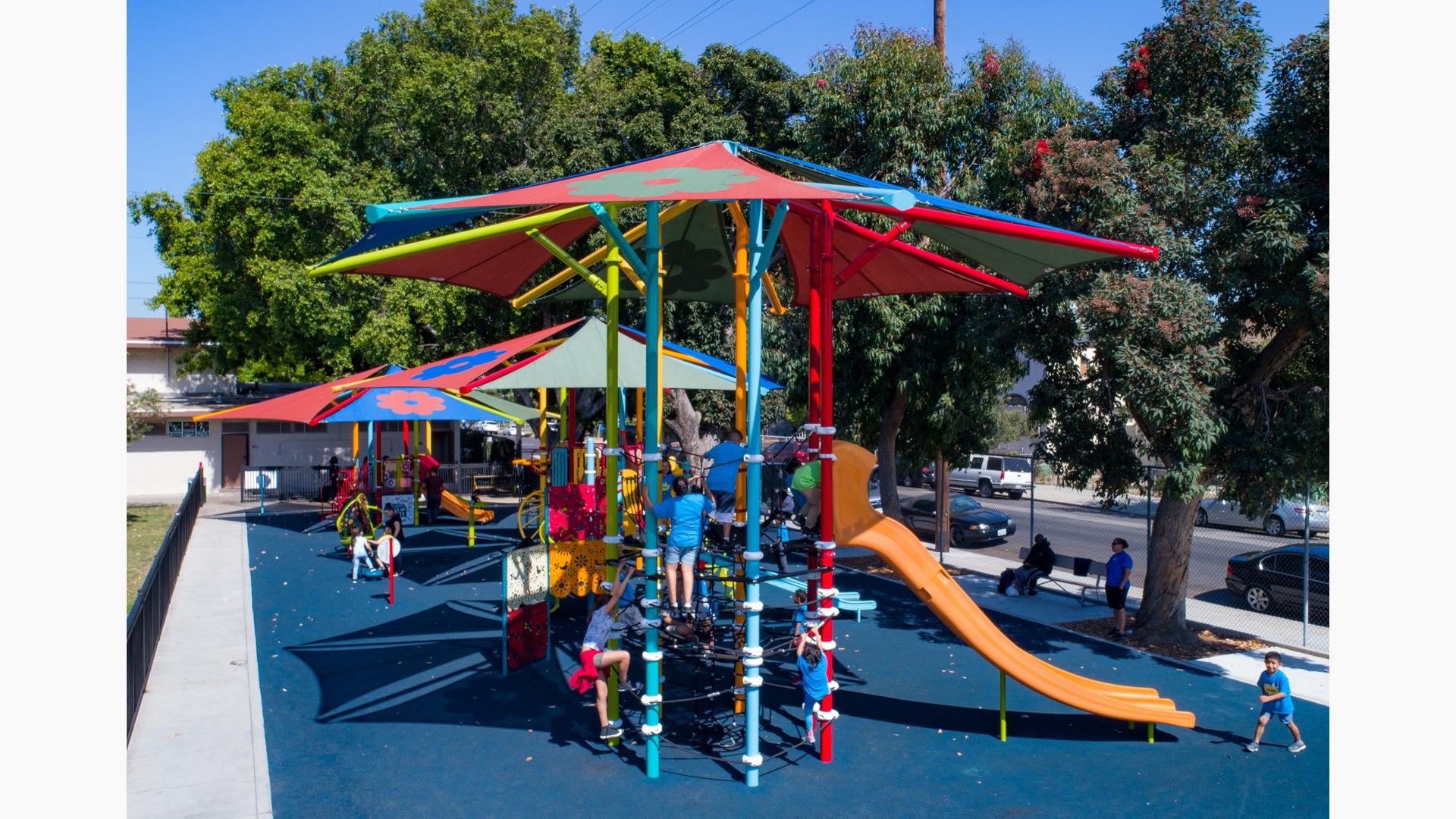 Lincoln Heights Recreation Center - Day of the Dead-themed Inclusive  Playground