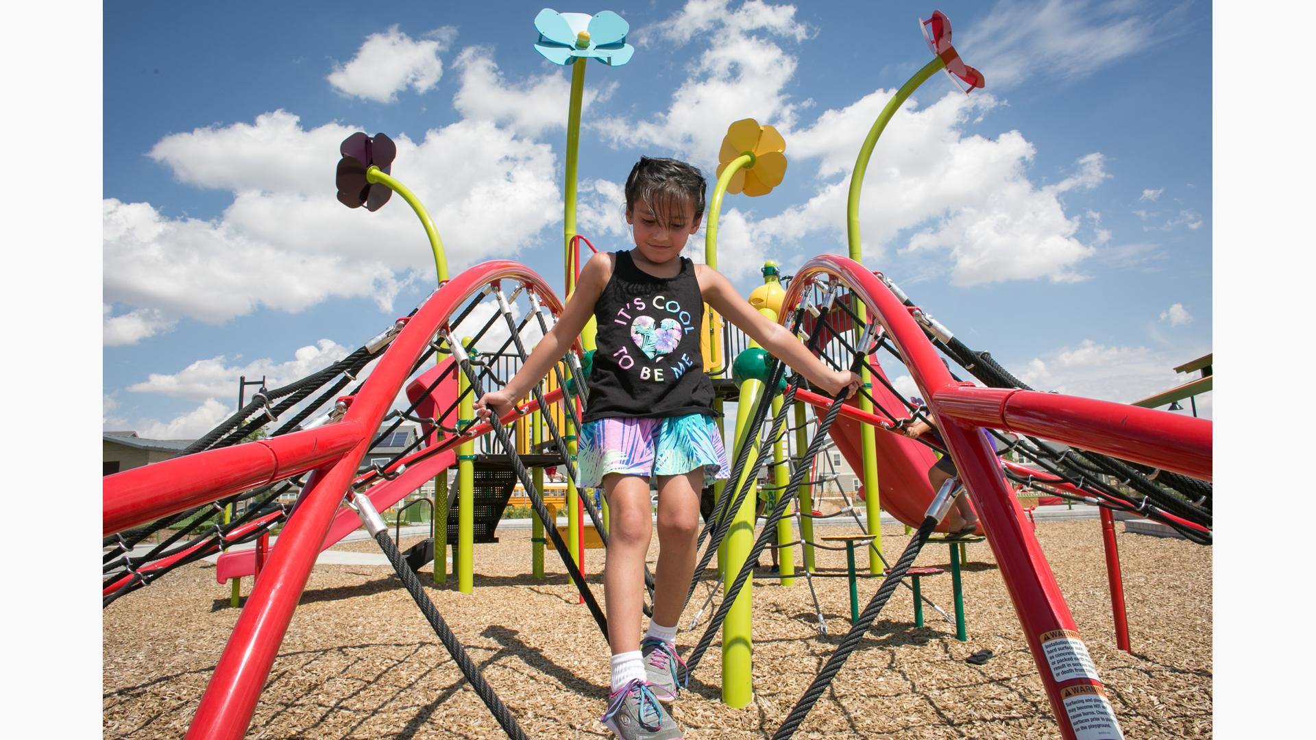 solarpunk city attraction - Playground