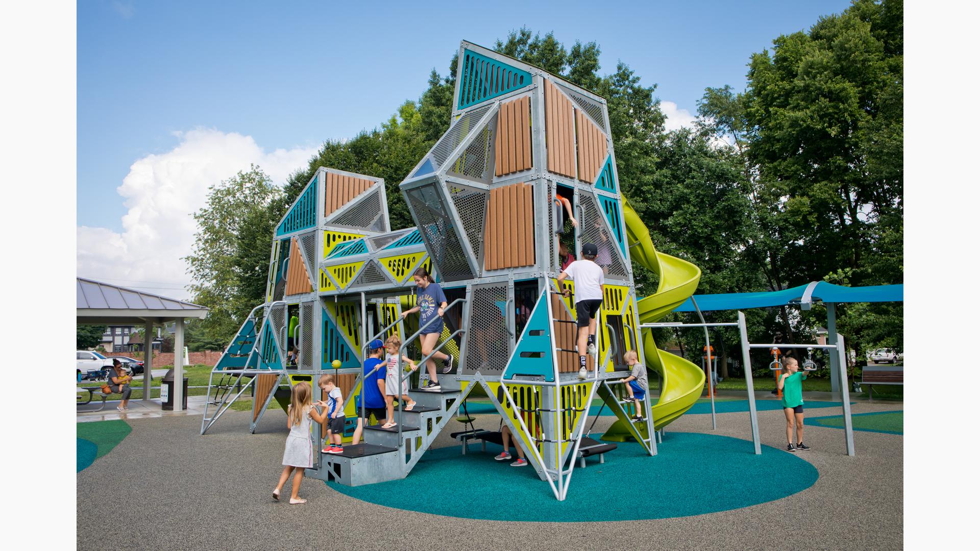 Alpha Link® Towers - Connected Playground Climbing Alpha Link® Towers - Connected Playground Climbing