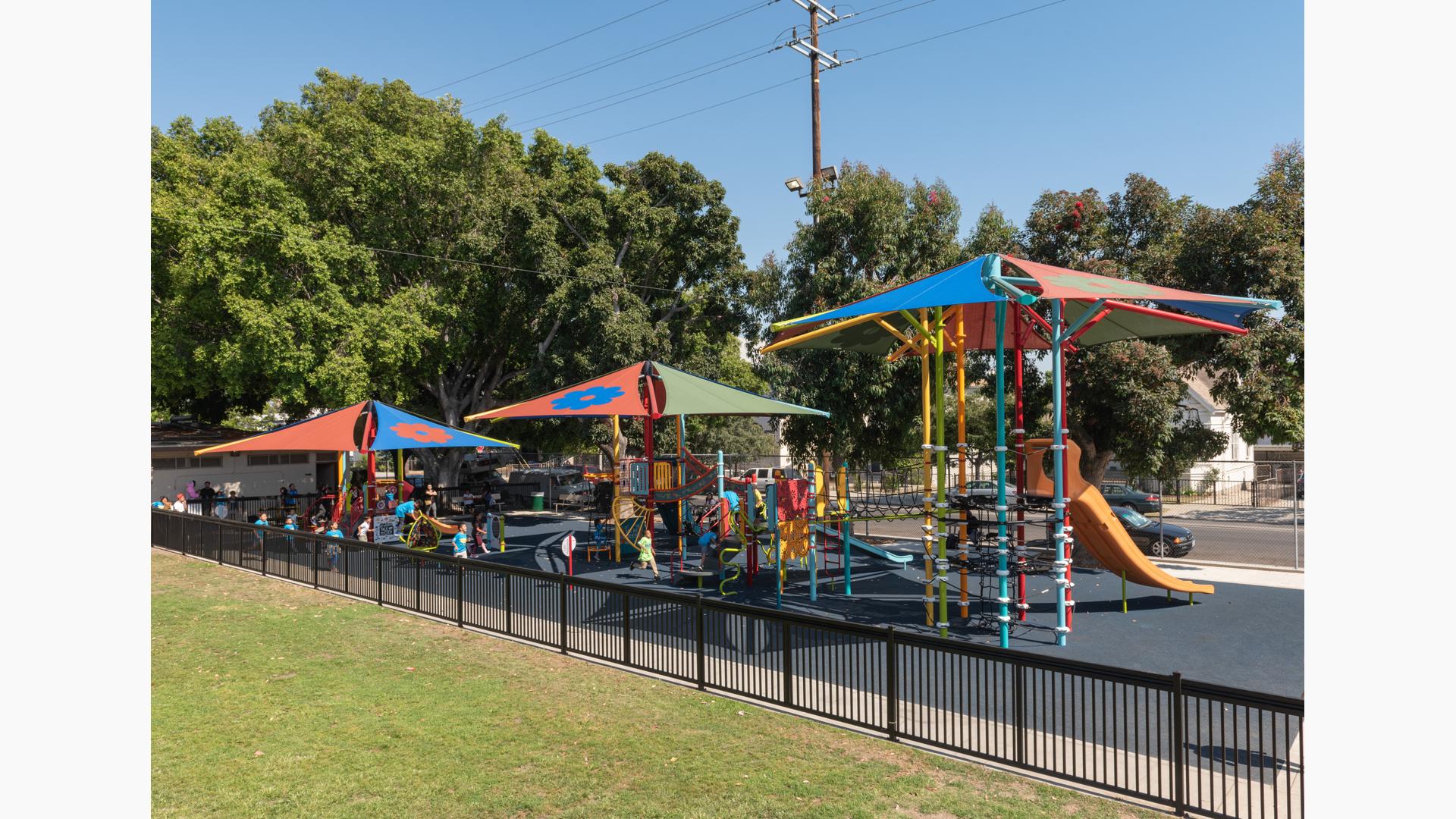 Lincoln Heights Recreation Center - Day of the Dead-themed Inclusive  Playground