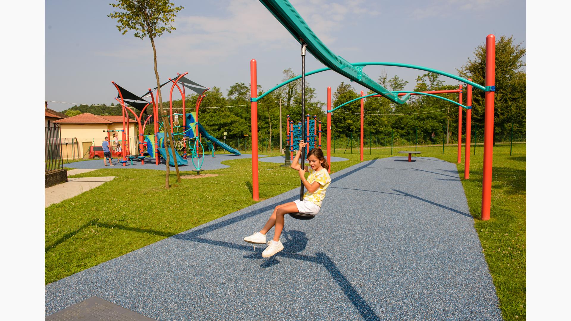 ZipKrooz® EN Standard - Two-Way Playground Zip Line