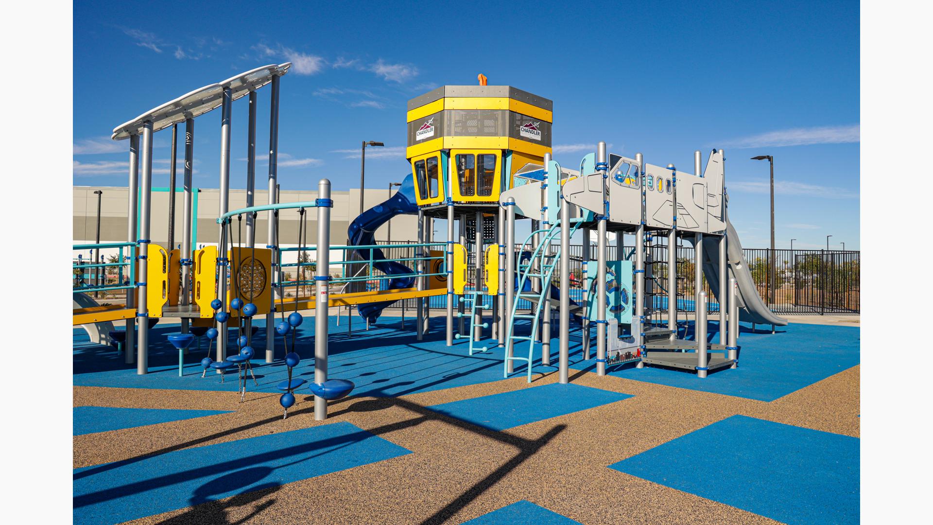 Lantana Ranch Park - Custom Airplane-themed Playground