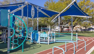 Jesse Owens Park - Track Runner-Themed Playground