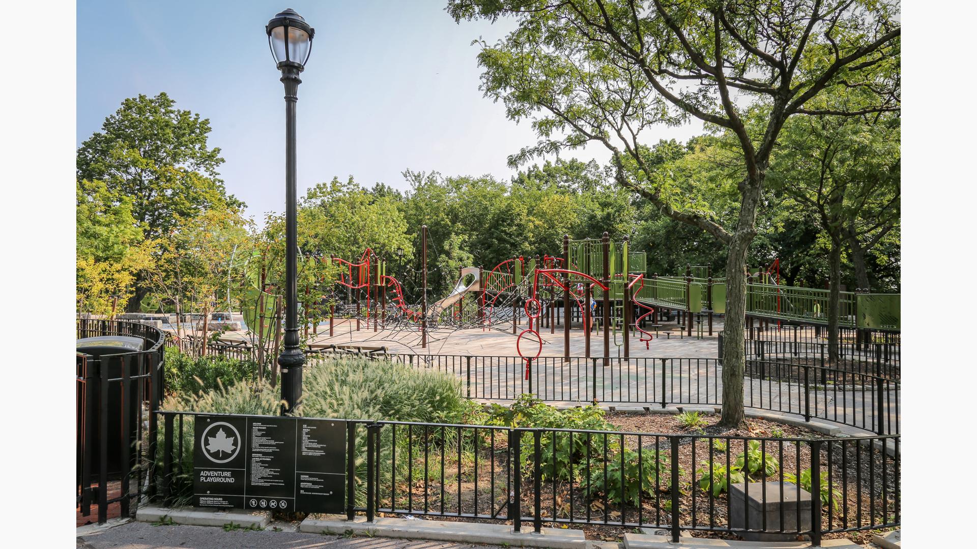 Adventure Playground in Highbridge Park, NY