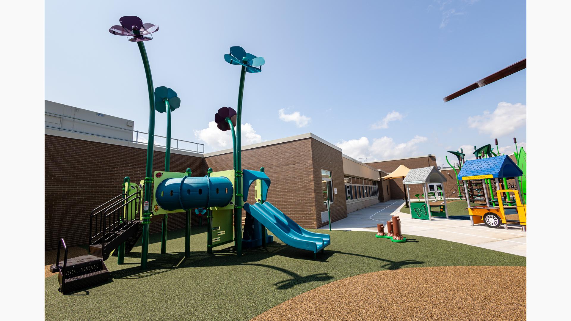 Pine Valley Central School - Flower Garden-themed School Playground