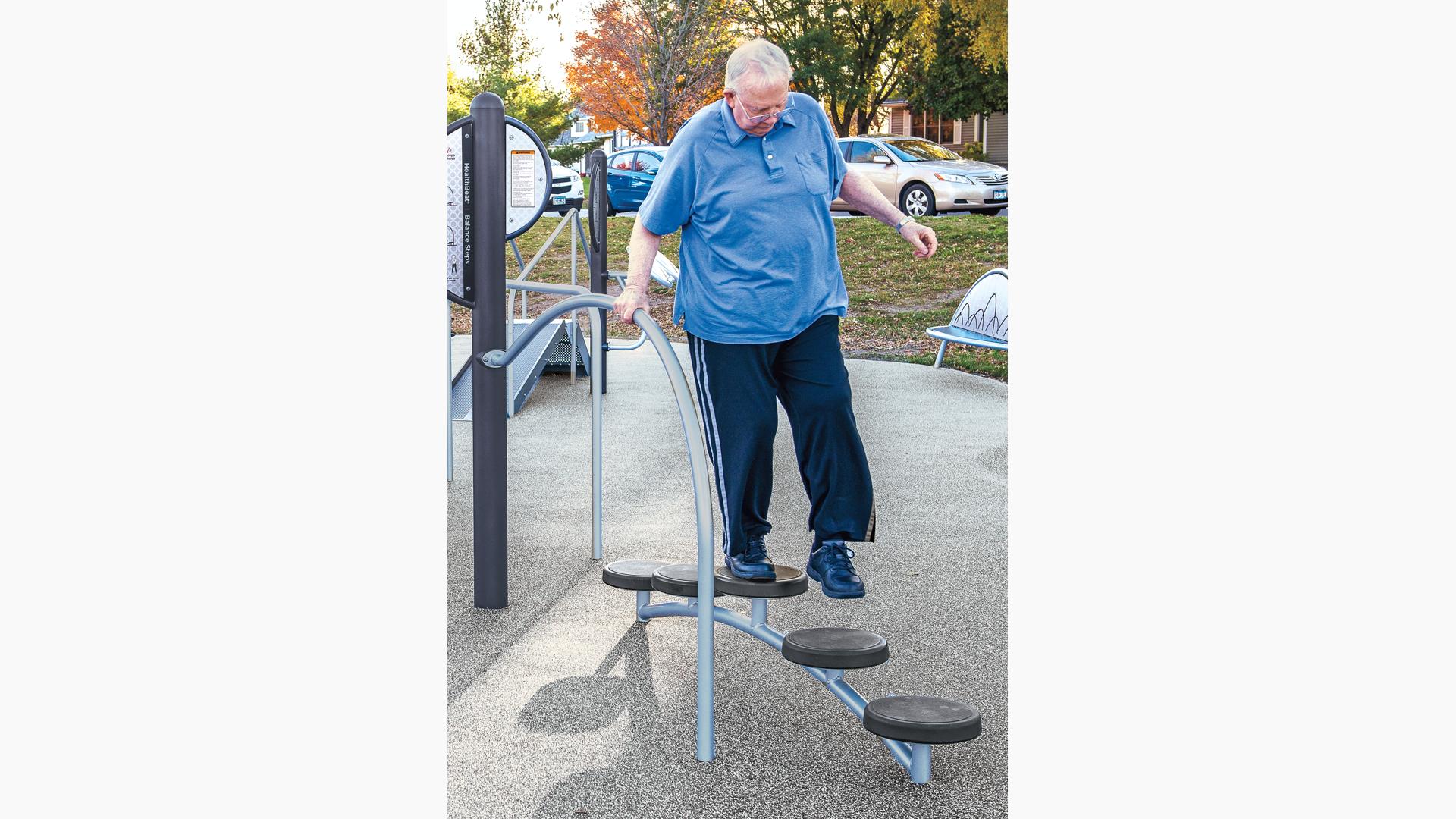 HealthBeat® Balance Steps - Step-Up Plus Balance Beam