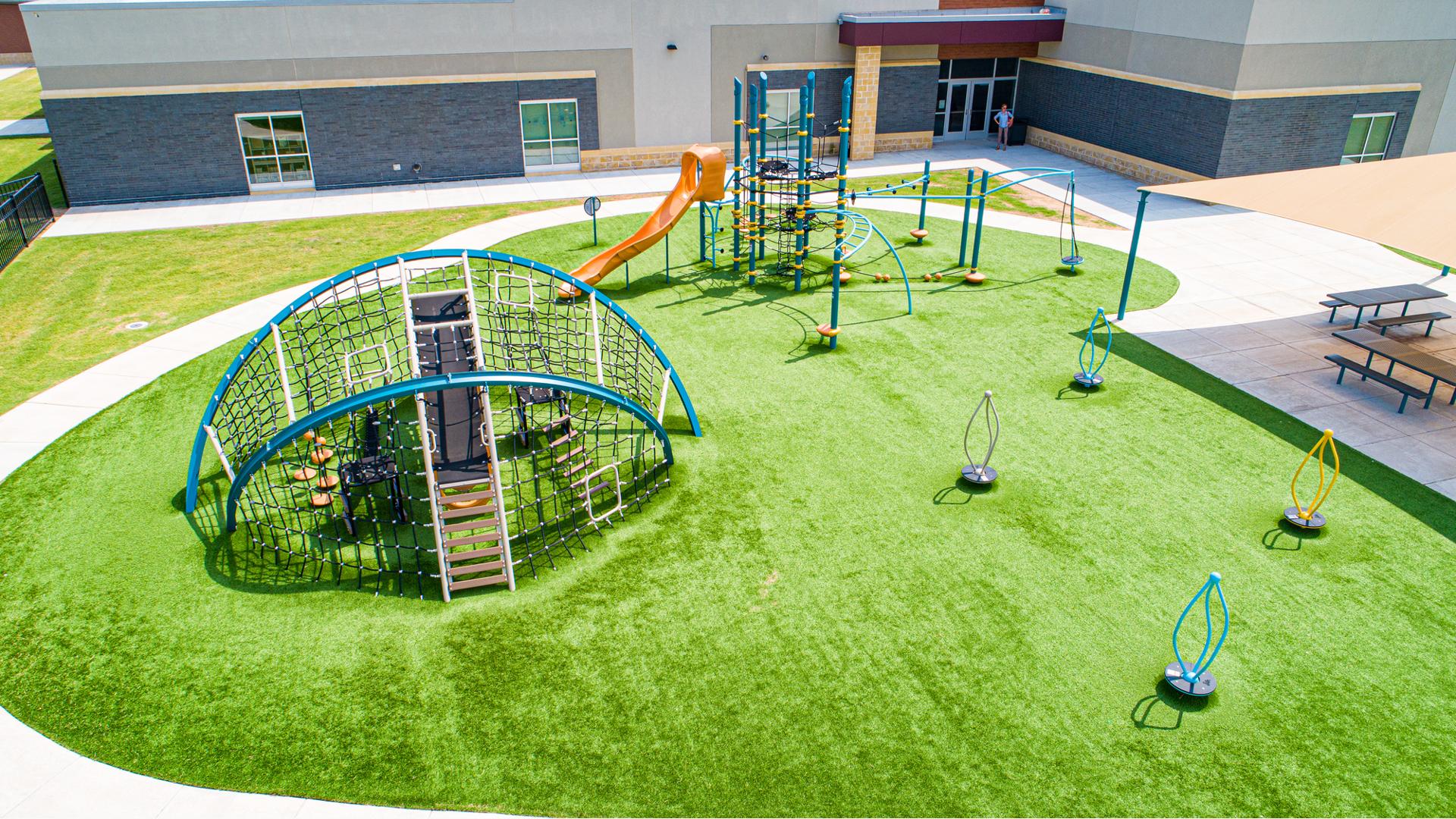 Lucile Ellingwood Morrow Elementary - Colorful Playground Spaces for ...