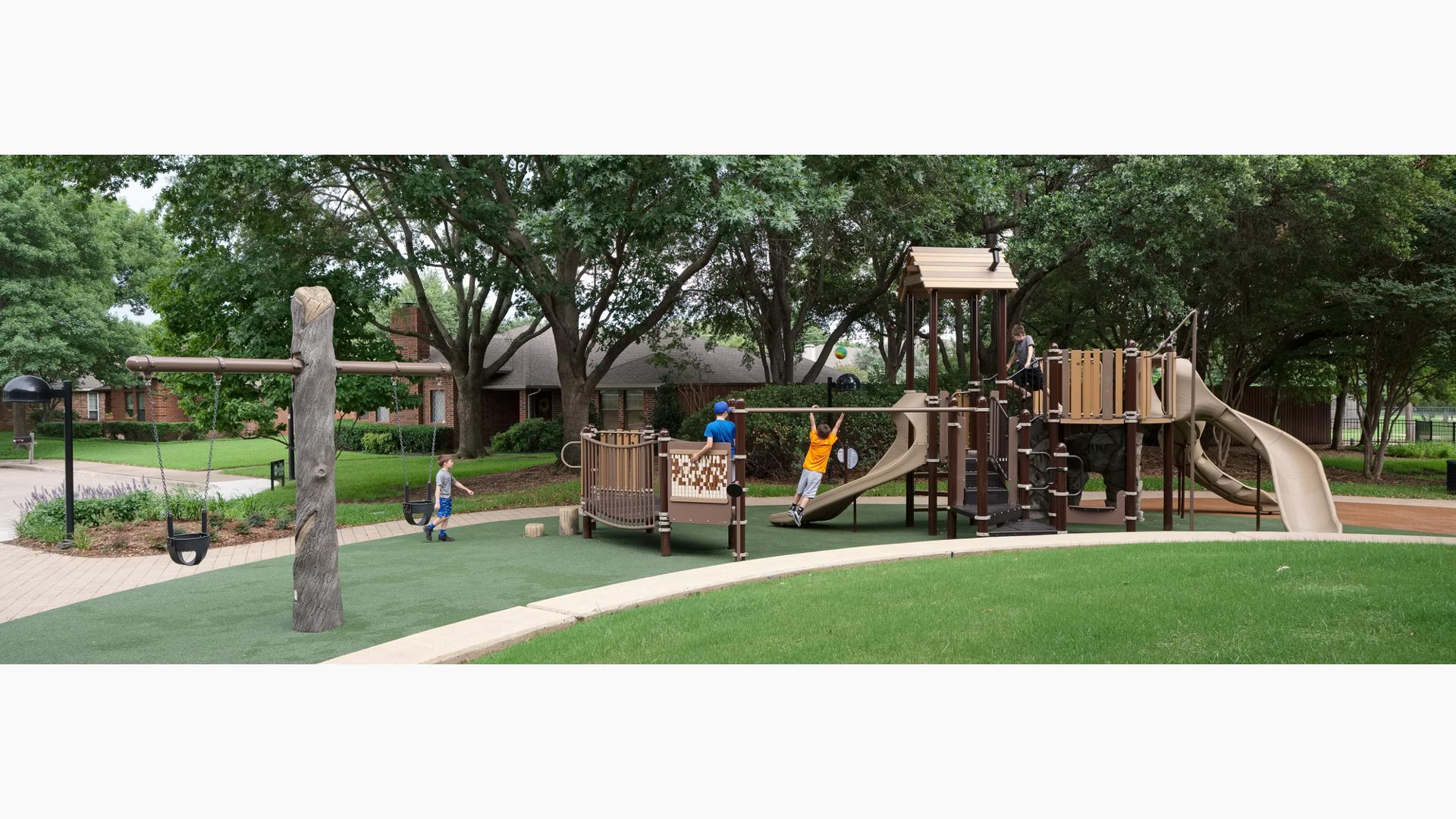 Dome Park Addison, TX features the Canyon Collection® rock climbers
