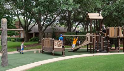 Dome Park Addison, TX features the Canyon Collection® rock climbers