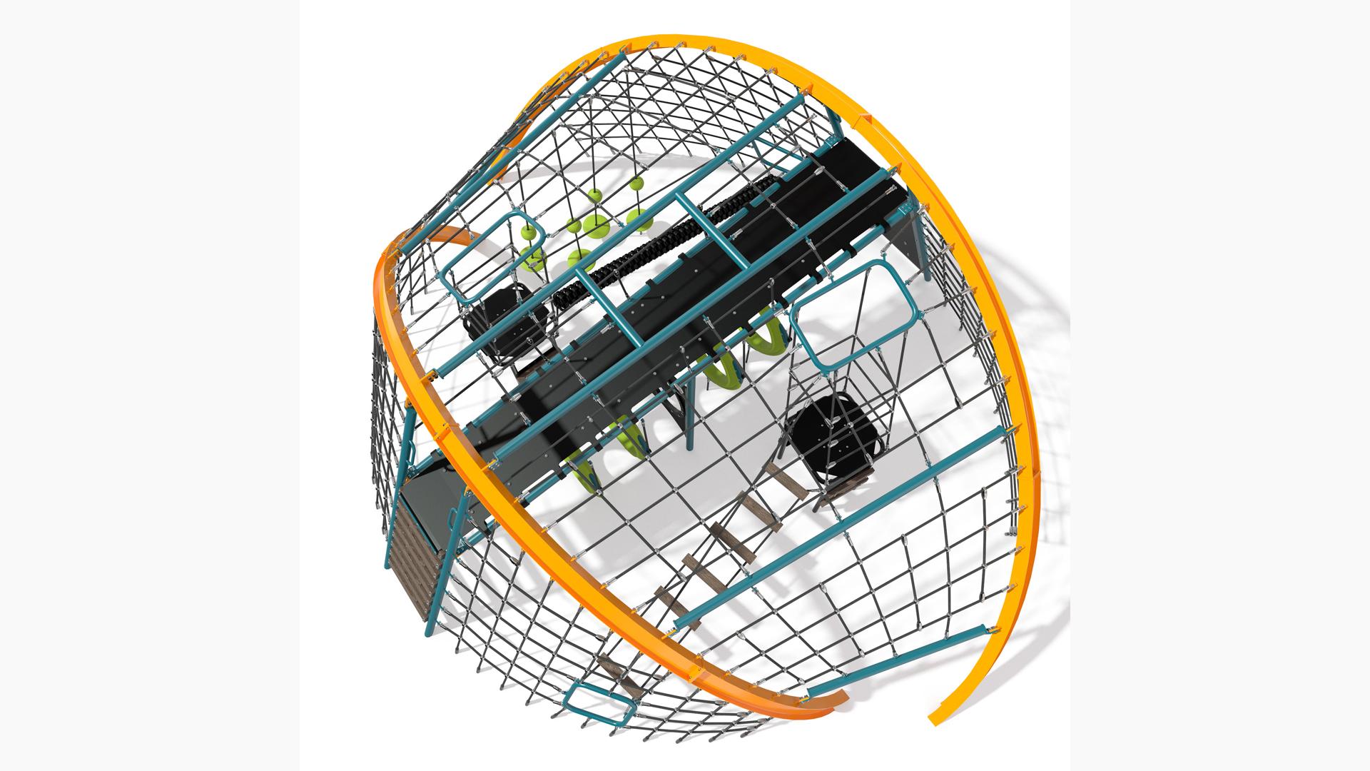 Crab Trap® - Multiple Net Climbing Structure for Playgrounds