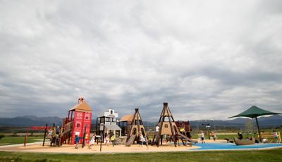 Fraser Valley Historic Playground at Fraser Valley Sports Complex, Fraser, CO.