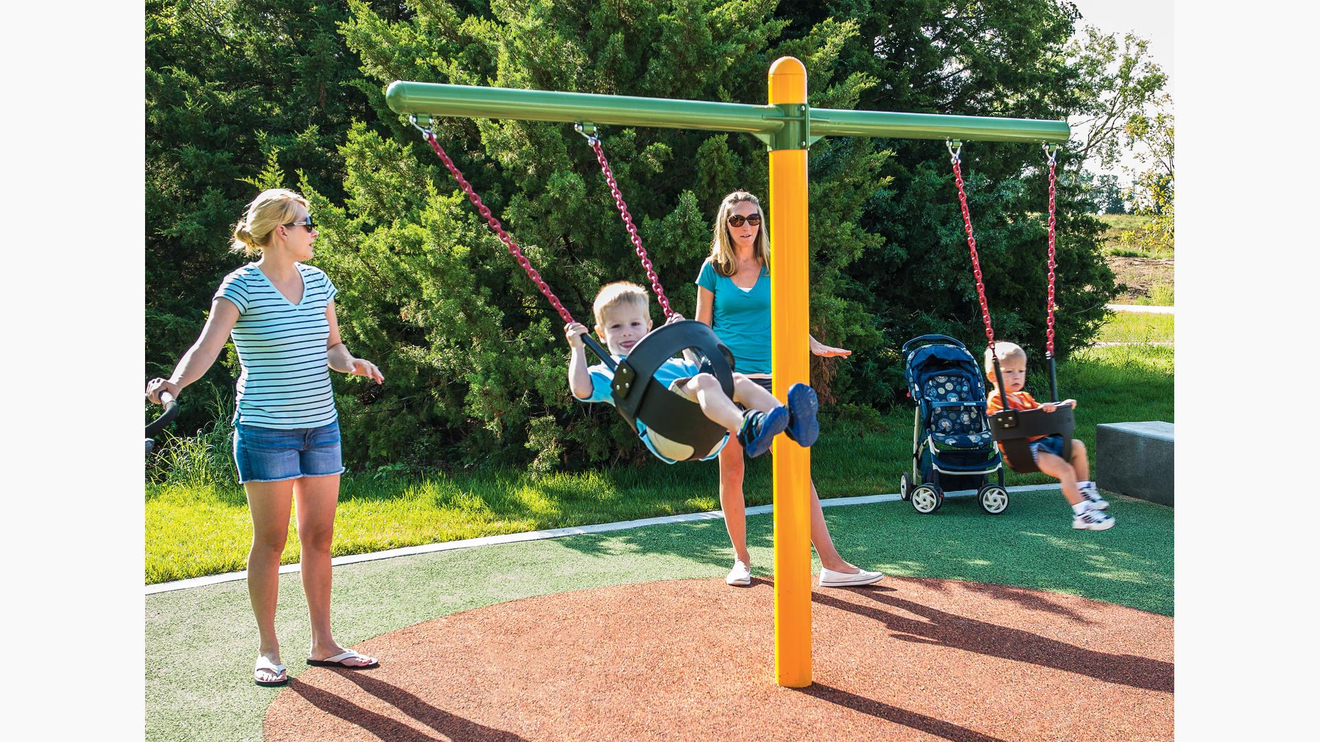 Backyard cheap toddler swing