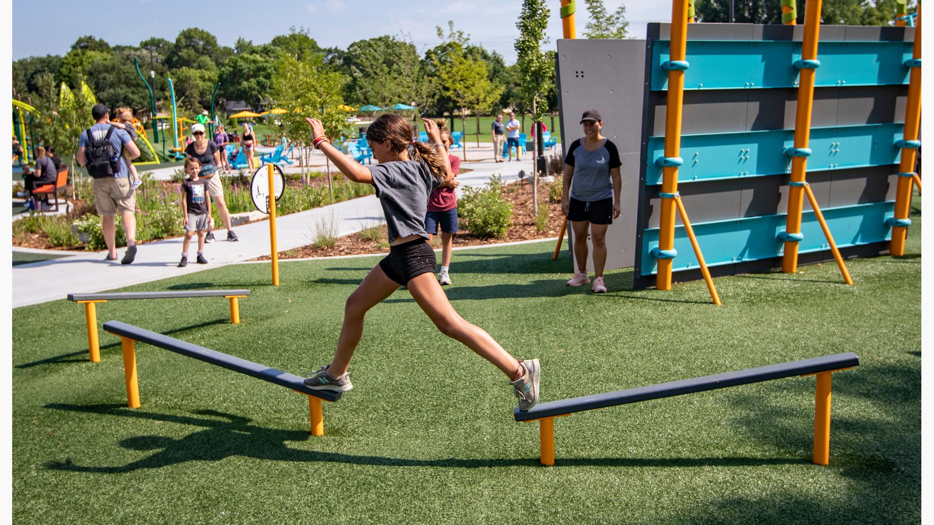 FitCore™ Extreme Angled Balance Beam (13+) Obstacle Course