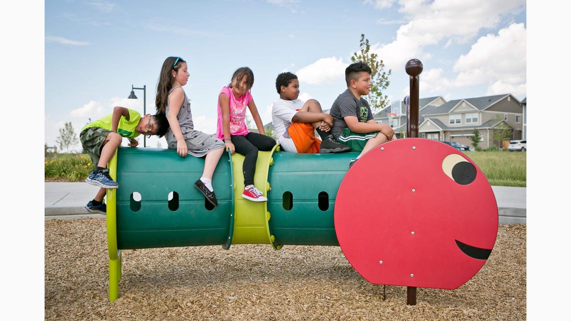 solarpunk city attraction - Playground