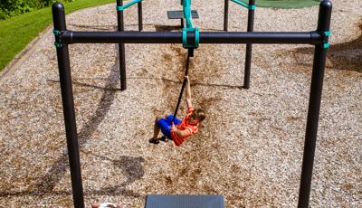 Children playing on ZipKrooz®