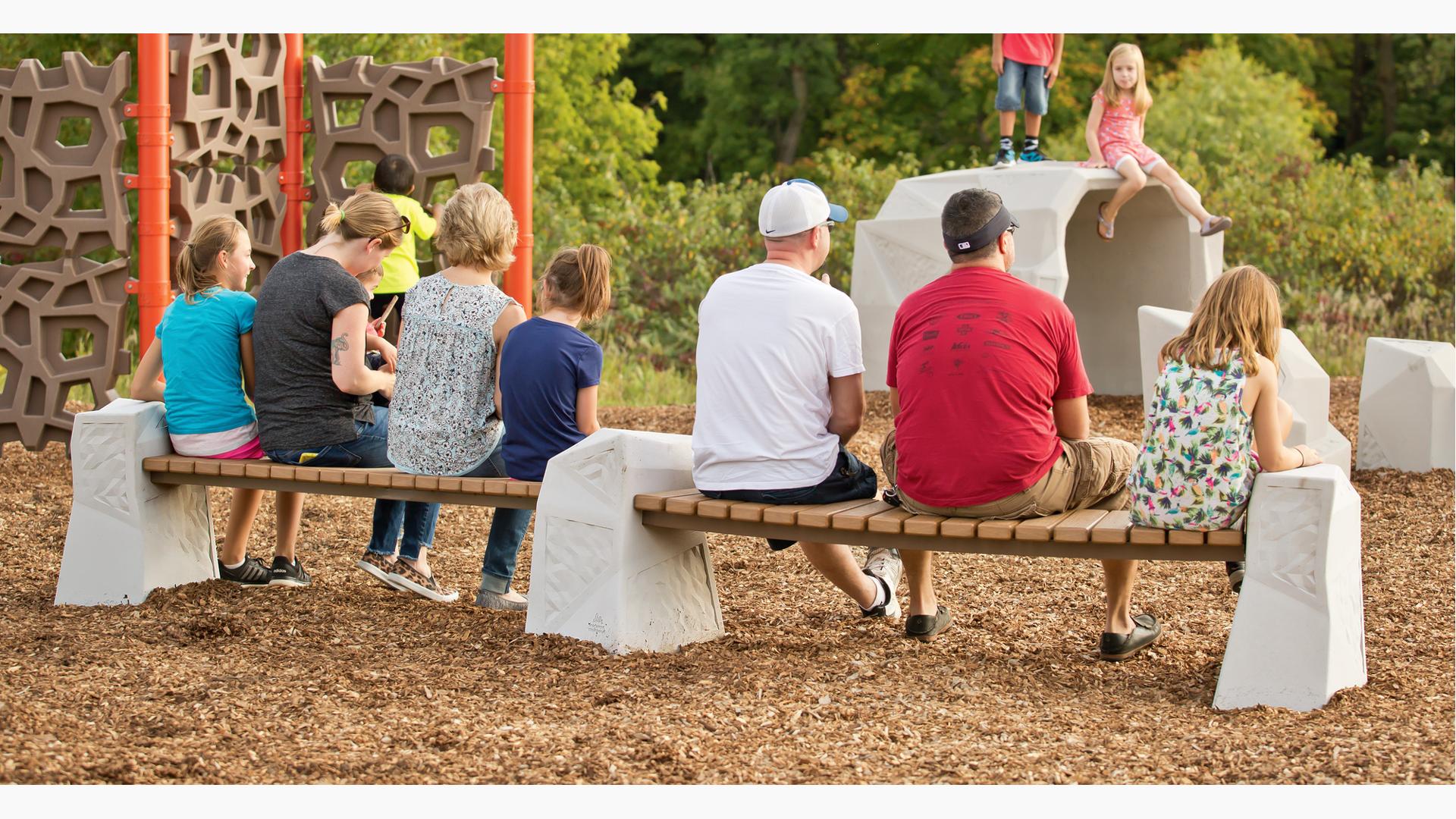 Childrens best sale park bench