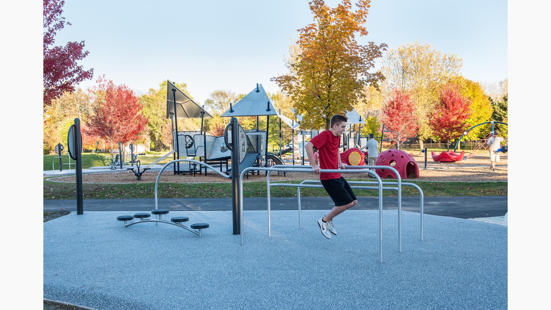 Outdoor Fitness System for Seniors