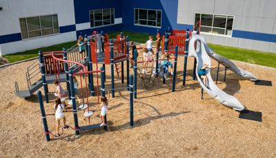 Children playing on Prodeo Academy playground