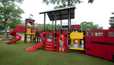 Custom panels on play structure