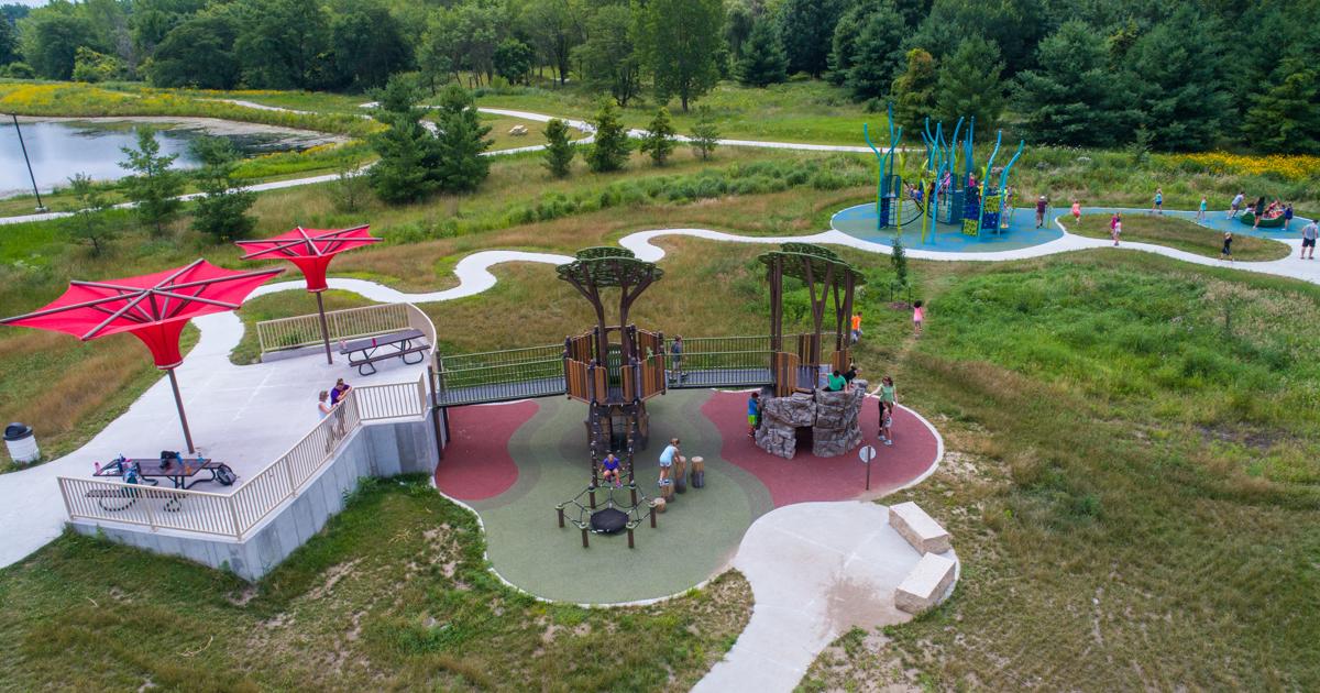 Terra Park Earth, Wind, Water and Firethemed Playground
