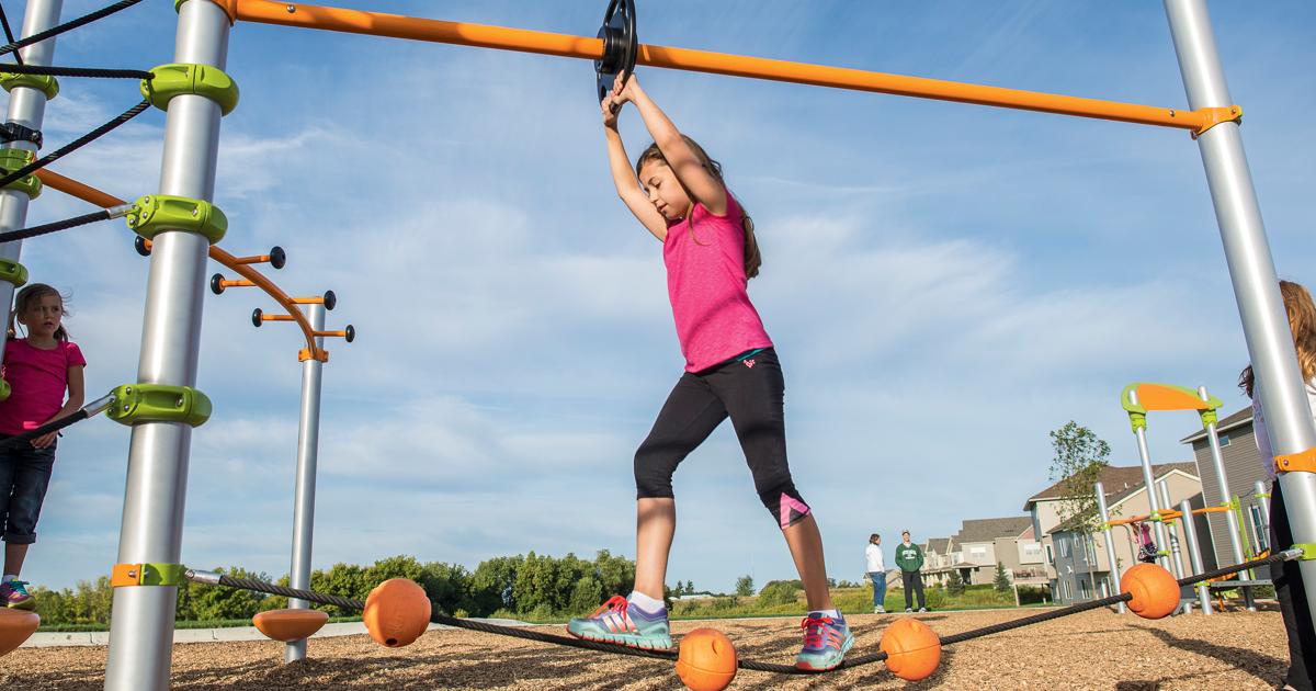 TightRope Bridge - Revolutionary Playground Tight Rope