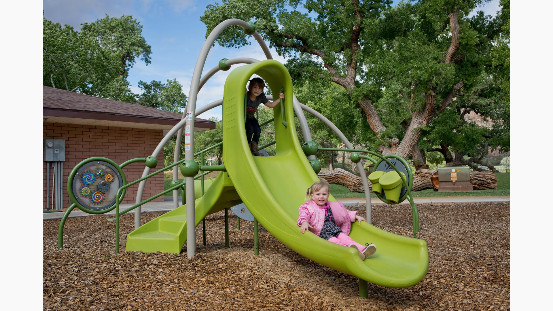 Weevos Cozy Coaster Playground Slide Landscape Structures