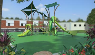 Tree Tops® Compact Nature Playground - Landscape Structures