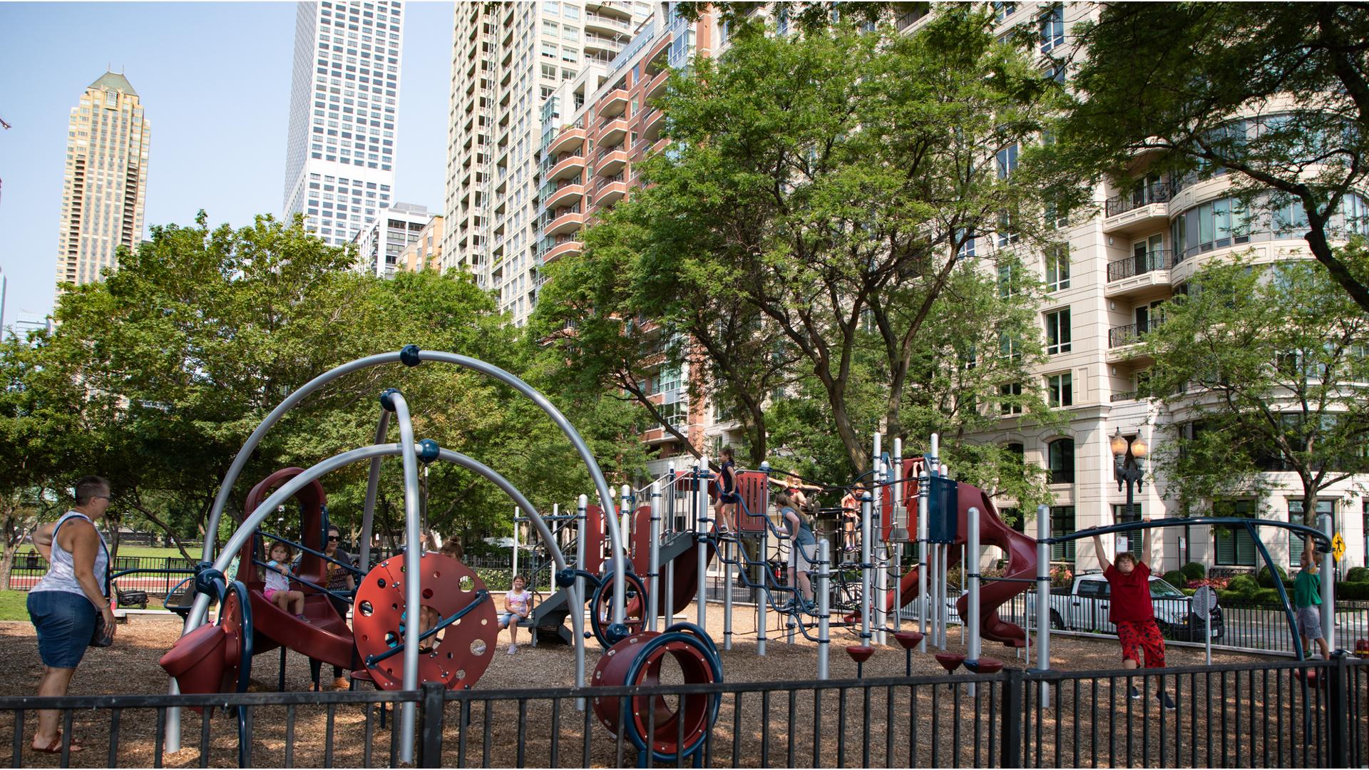 Busy time at Lake Shore Park