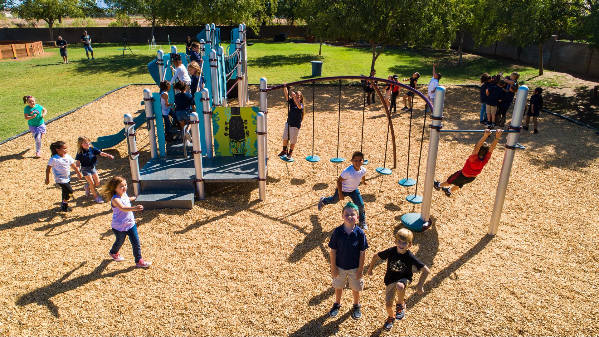 Liberty Arts Academy - KABOOM! playground build