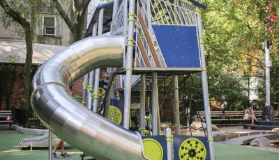 Joseph C. Sauer Park - tunnel slide full view