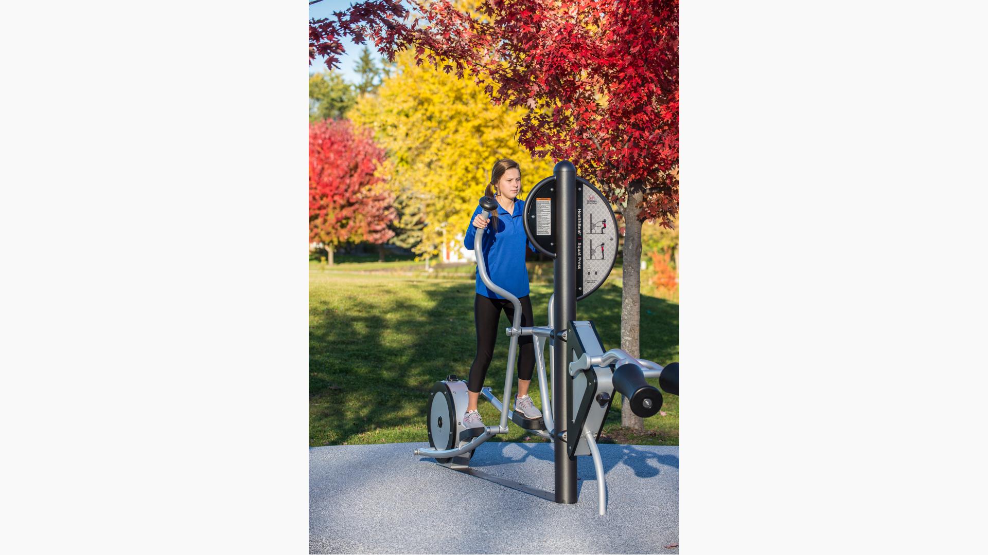 HealthBeat Elliptical Outdoor Cross Trainer Exercise