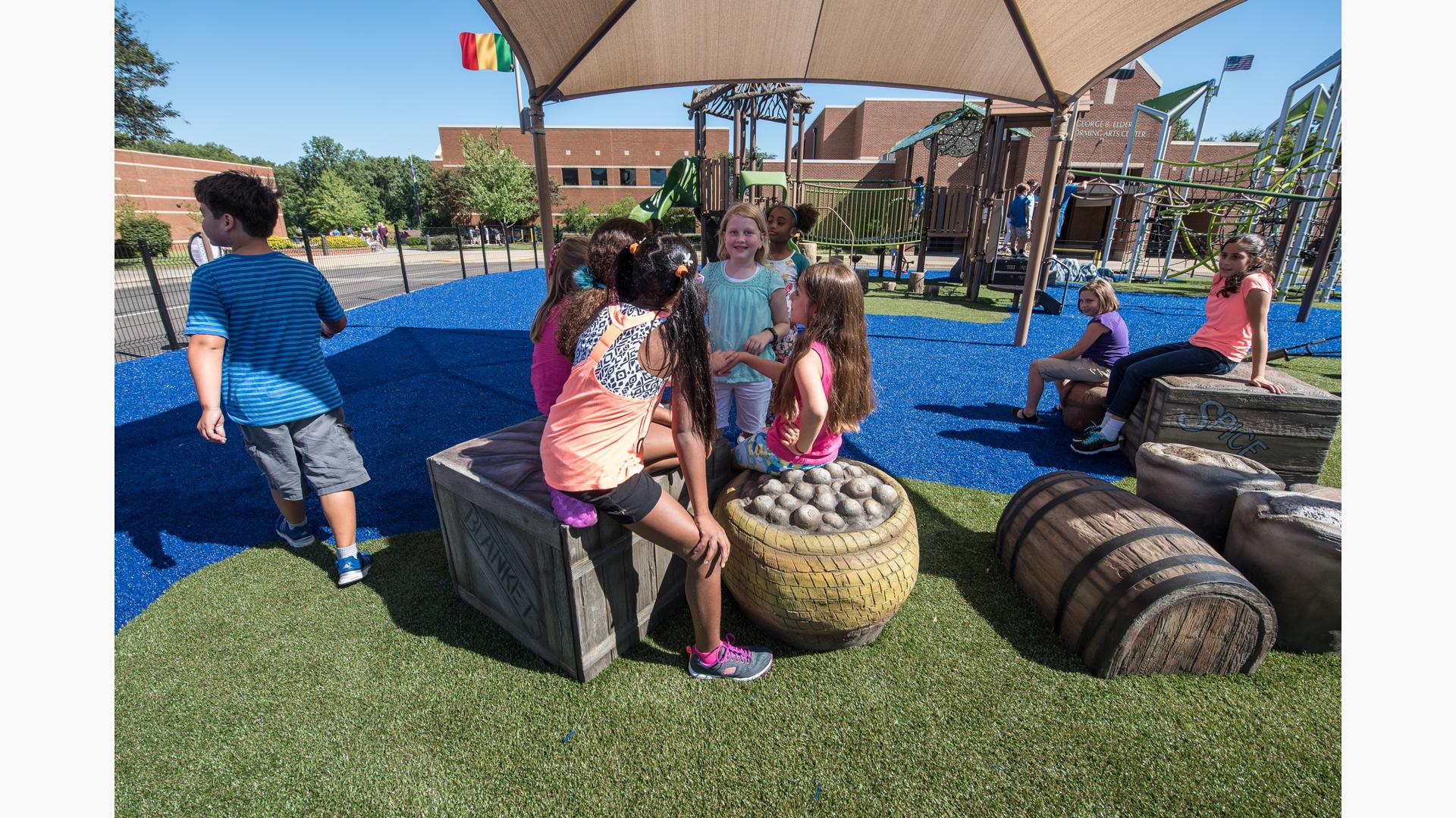 big round visible boobs - Playground