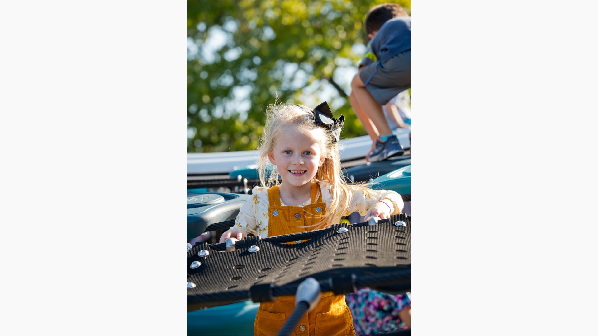 Girl smiling