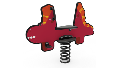 DigiRider® Rocket Ship Coil Spring Rider