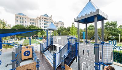 Cook Childrens Hospital play structure-second level