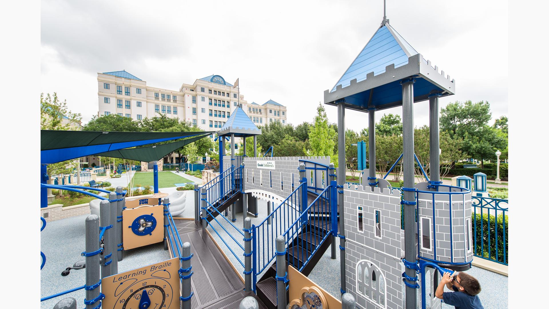 Cook Childrens Hospital play structure-second level
