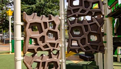 Ponderosa Elementary playground, Anaheim, CA - Geoplex climber detail