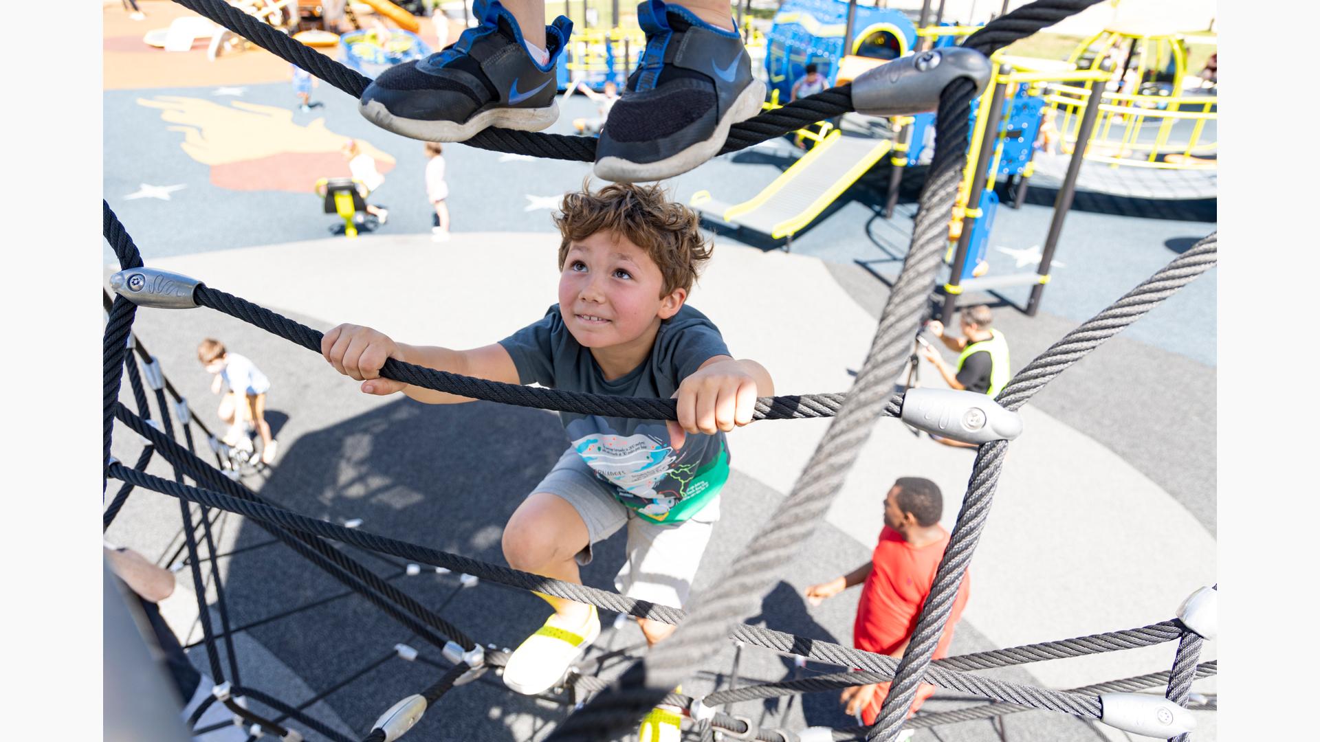 Belted Toddler Swing Rope