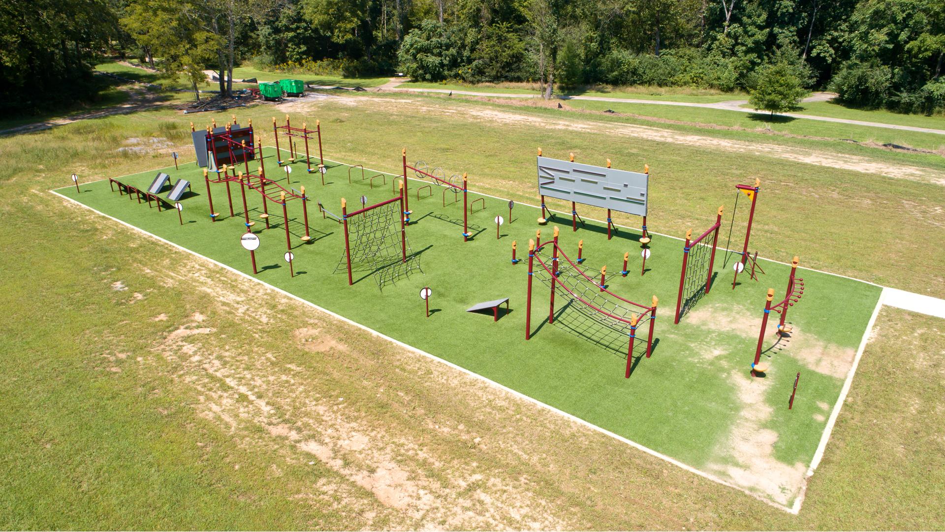 Outdoor calisthenics online park