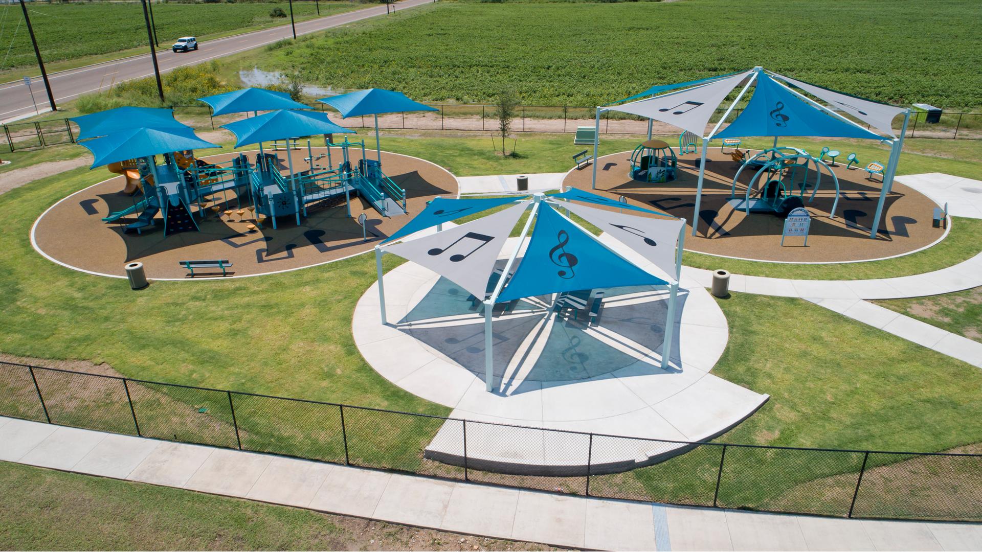 Vanguard Academy Inclusive Musical themed Playground