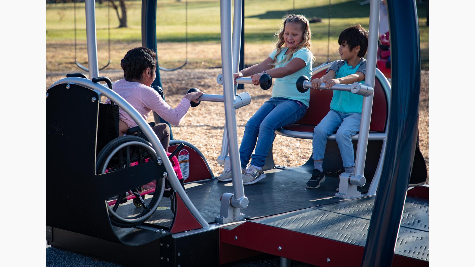 We-Go-Swing® - Inclusive Accessible Wheelchair Swing Set