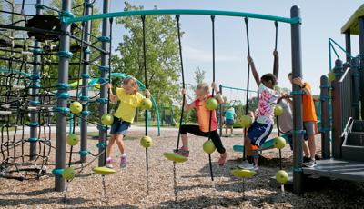 Hanging Rope Bridge - Billabong Playgrounds