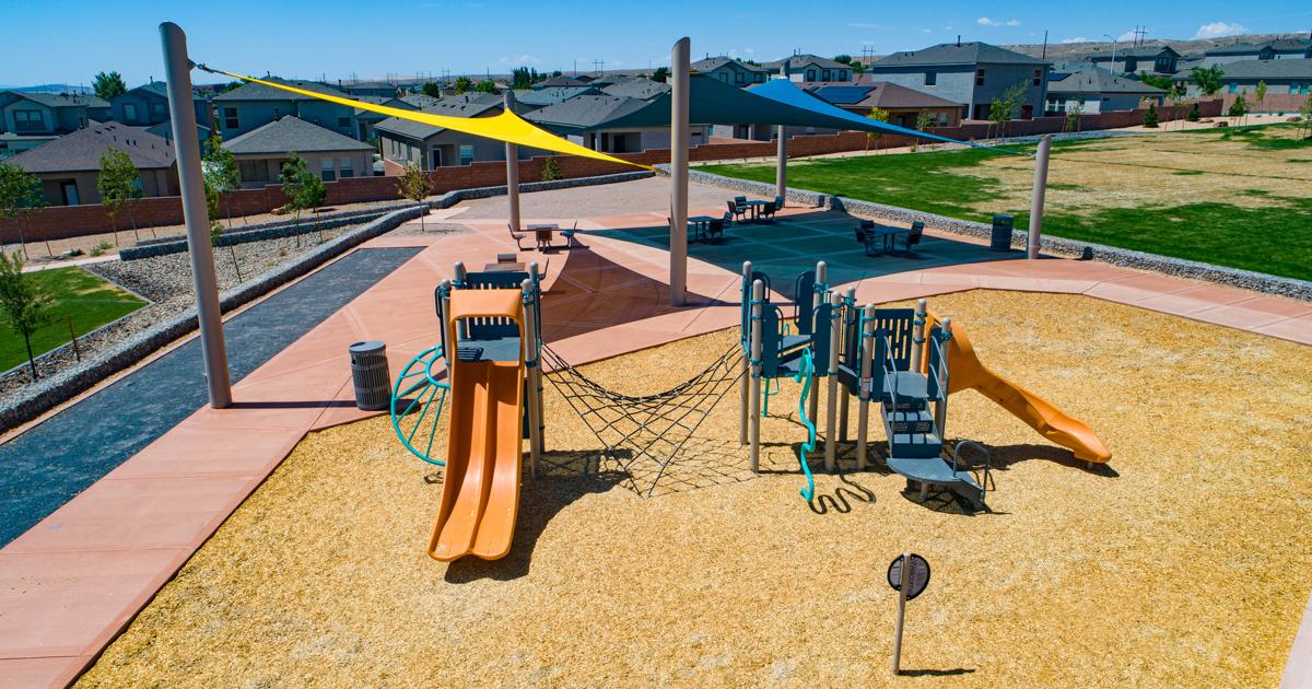 Aspire Park - Neighborhood Pocket Park with SkyWays® Shade Sails