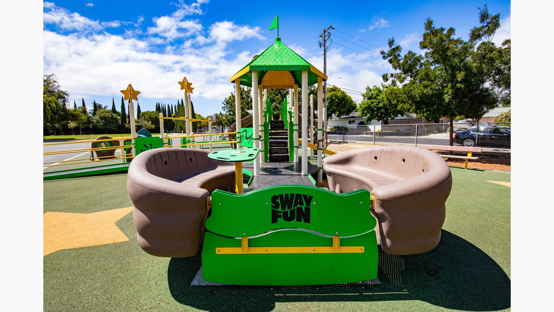 Ponderosa Elementary playground, Anaheim, CA - Sway fun