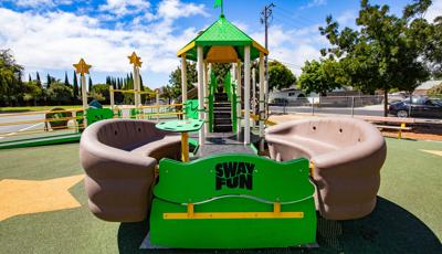 Ponderosa Elementary playground, Anaheim, CA - Sway fun