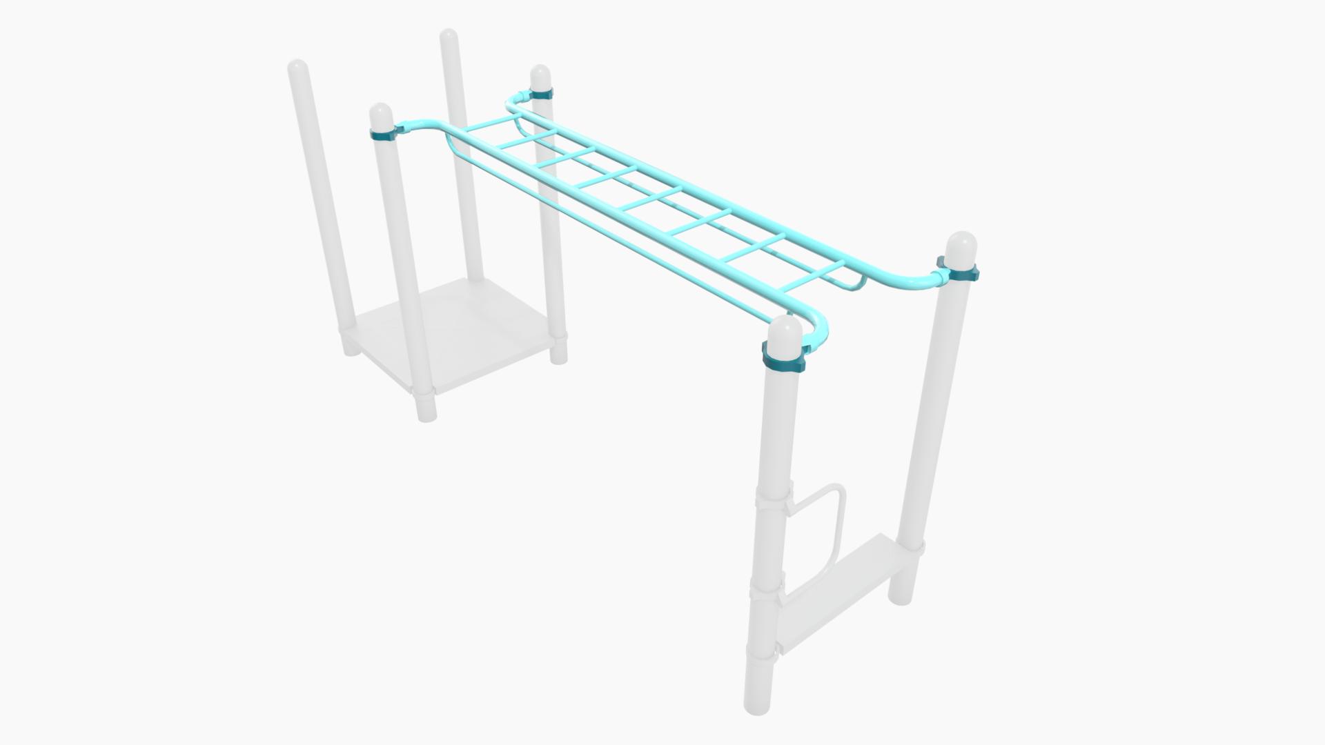 Overhead Parallel Bars - Combination Parallel and Monkey Bar