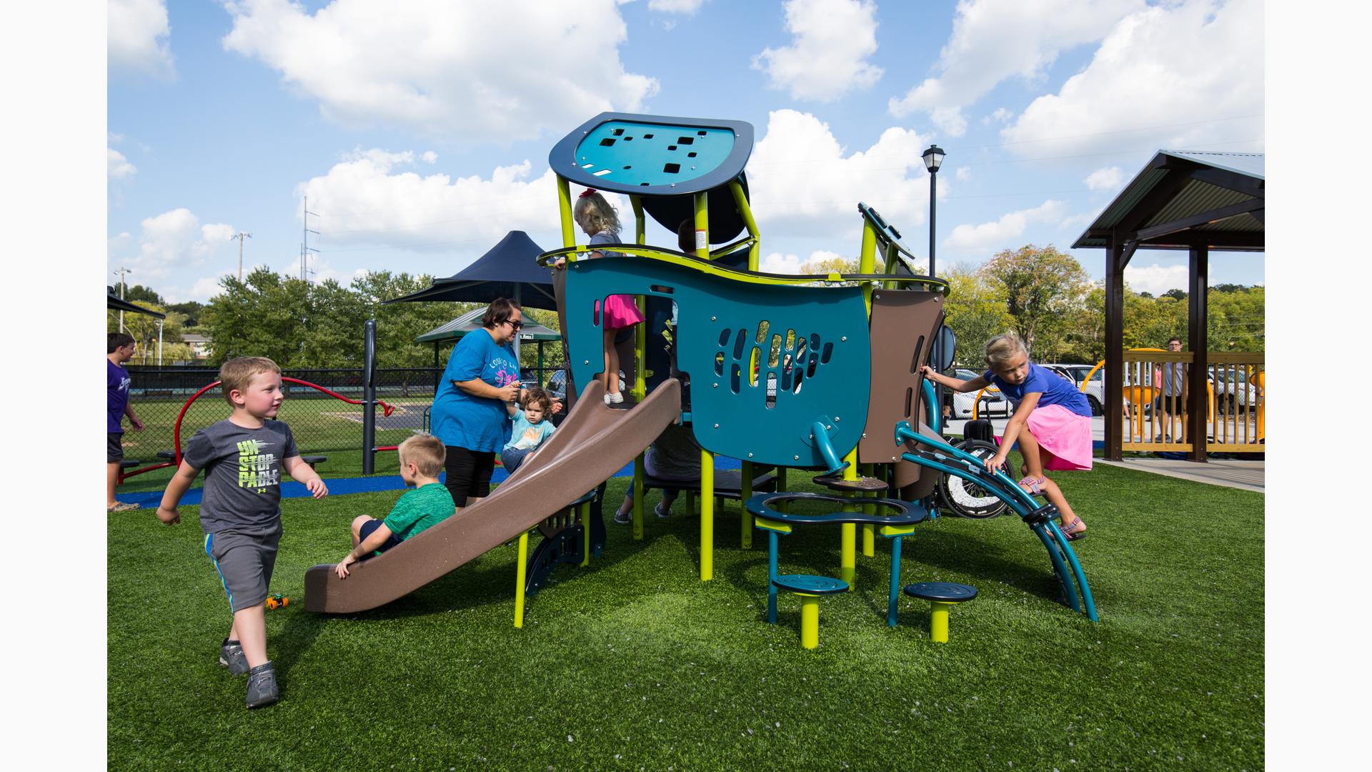 Landscape Structures Inc. with another brand new way to play! The Smart  Play Sprig provides younger children with multiple ways to play. Kids ages  2 to 5