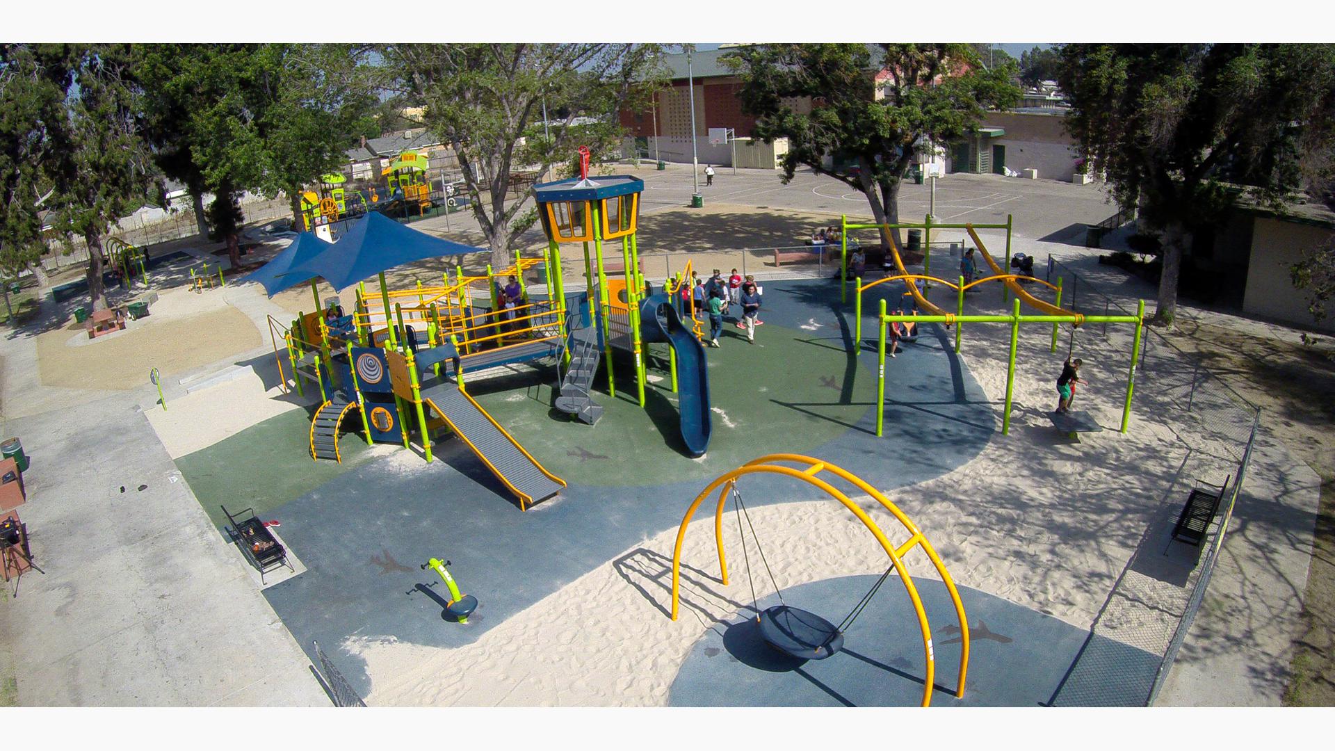 Sepulveda Recreation Center - Shane's Inspiration - Inclusive train-themed  playground