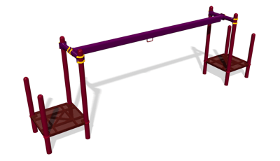 Overhead Parallel Bars - Combination Parallel and Monkey Bar