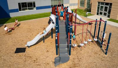 Children playing on Prodeo Academy playground